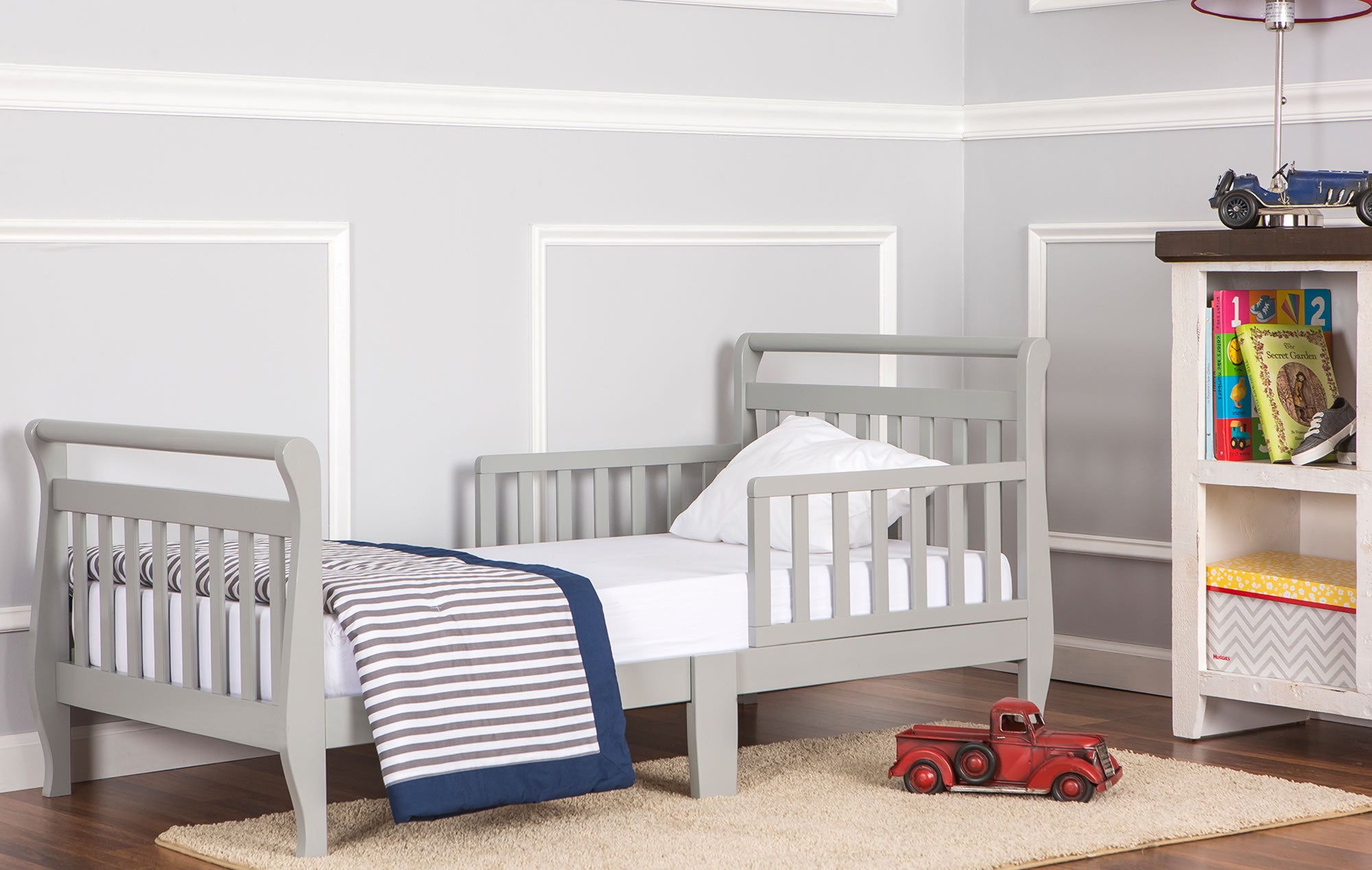 Dream On Me Sleigh Toddler Bed - Mega Babies