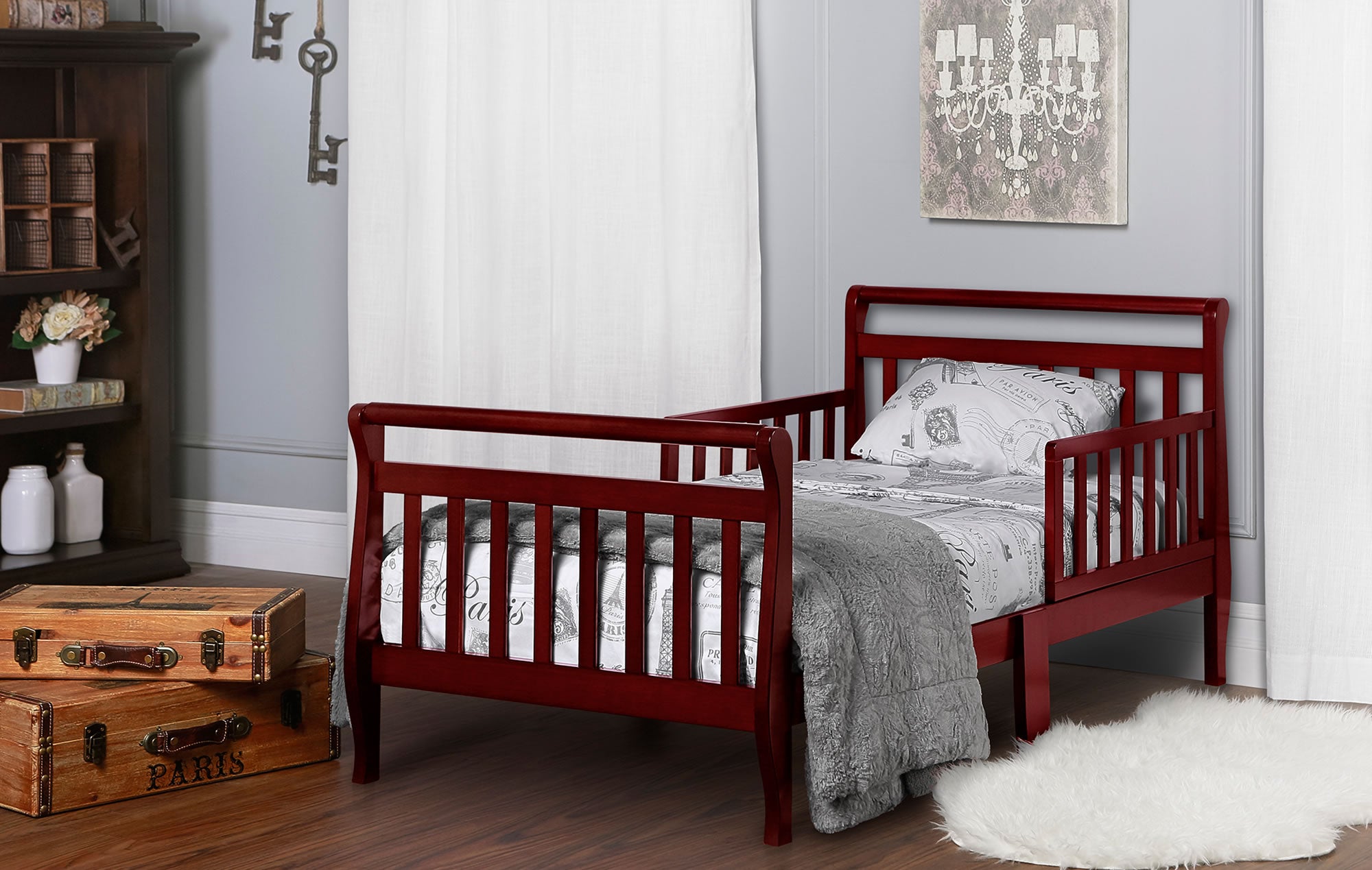 Dream On Me Sleigh Toddler Bed - Mega Babies