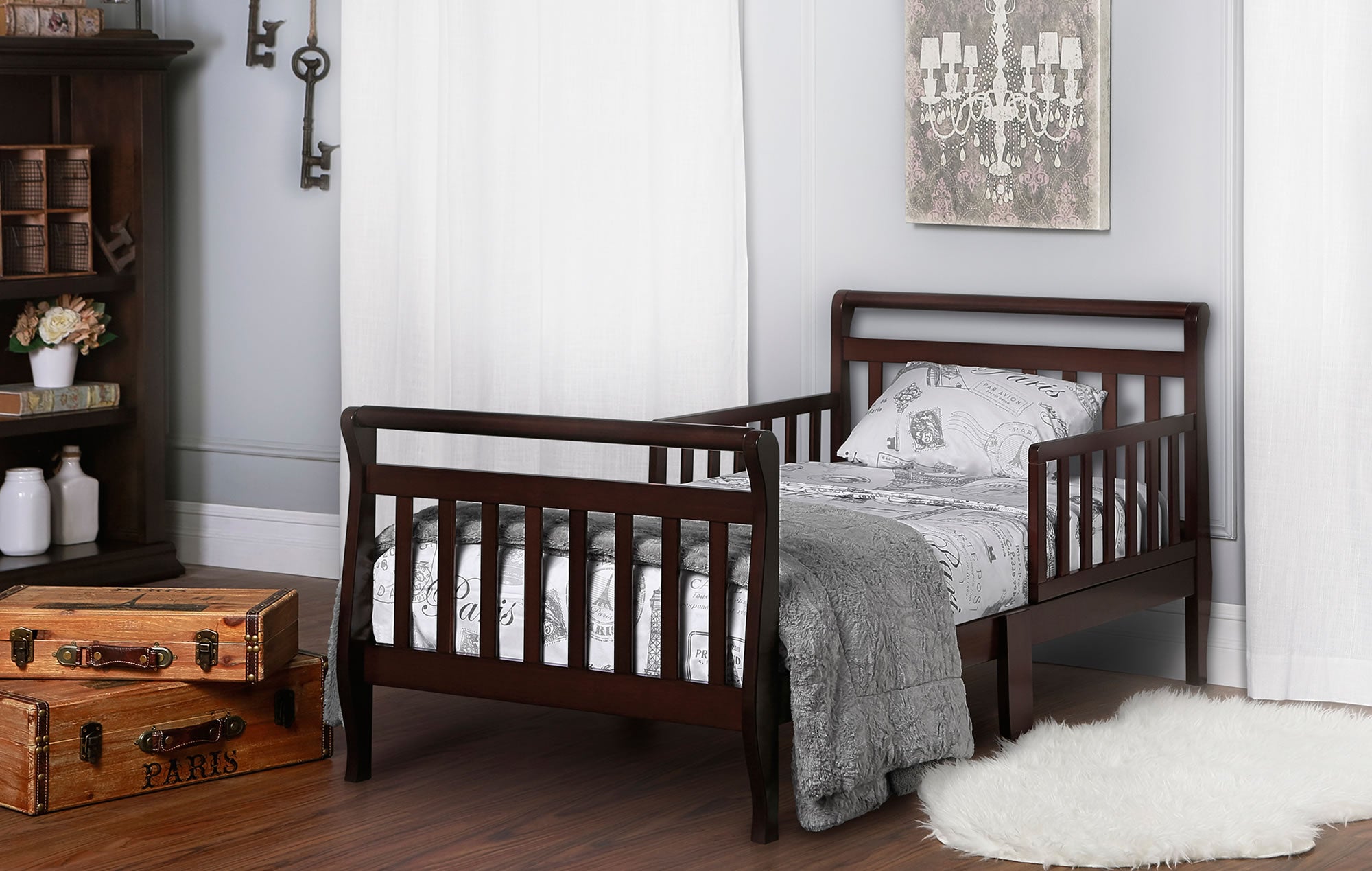 Dream On Me Sleigh Toddler Bed - Mega Babies