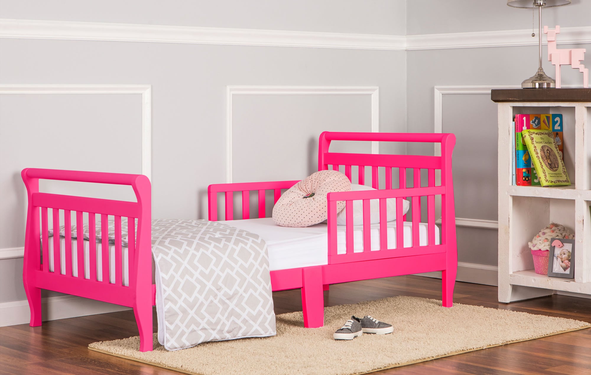 Dream On Me Sleigh Toddler Bed - Mega Babies