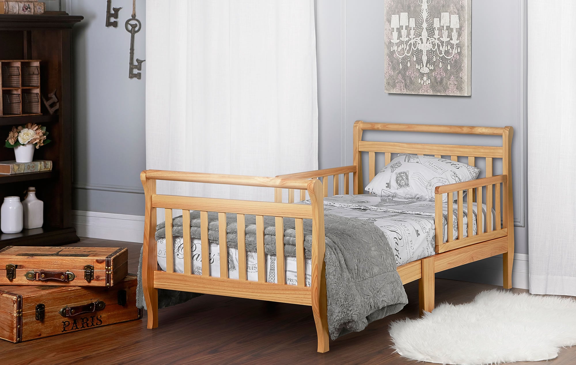 Dream On Me Sleigh Toddler Bed - Mega Babies