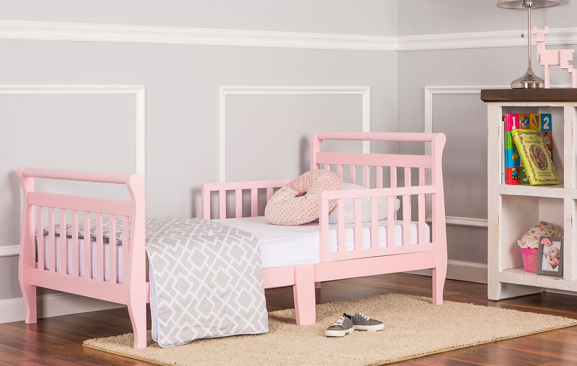 Dream On Me Sleigh Toddler Bed - Mega Babies