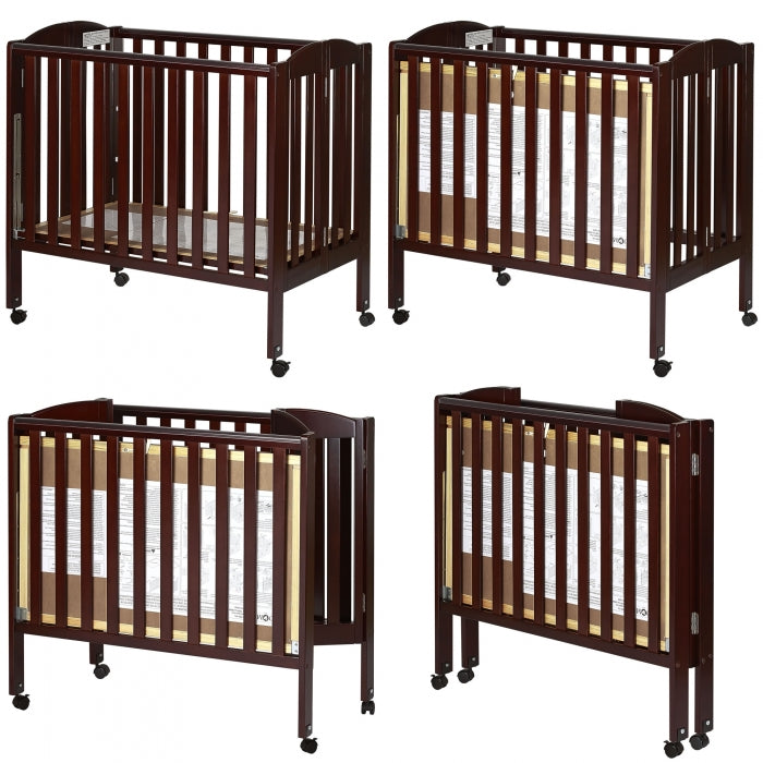Dream On Me 3 in 1 Folding Portable Crib + Free 3" Mattress - Mega Babies