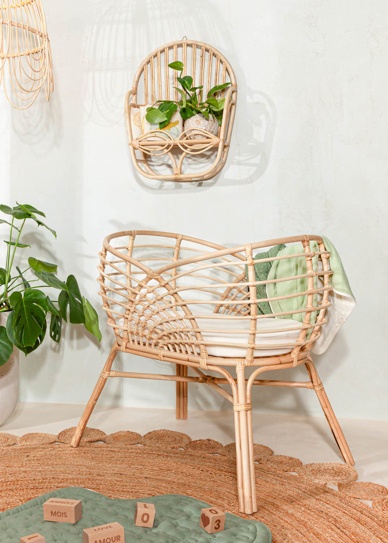 Coco Village Rattan Bassinet