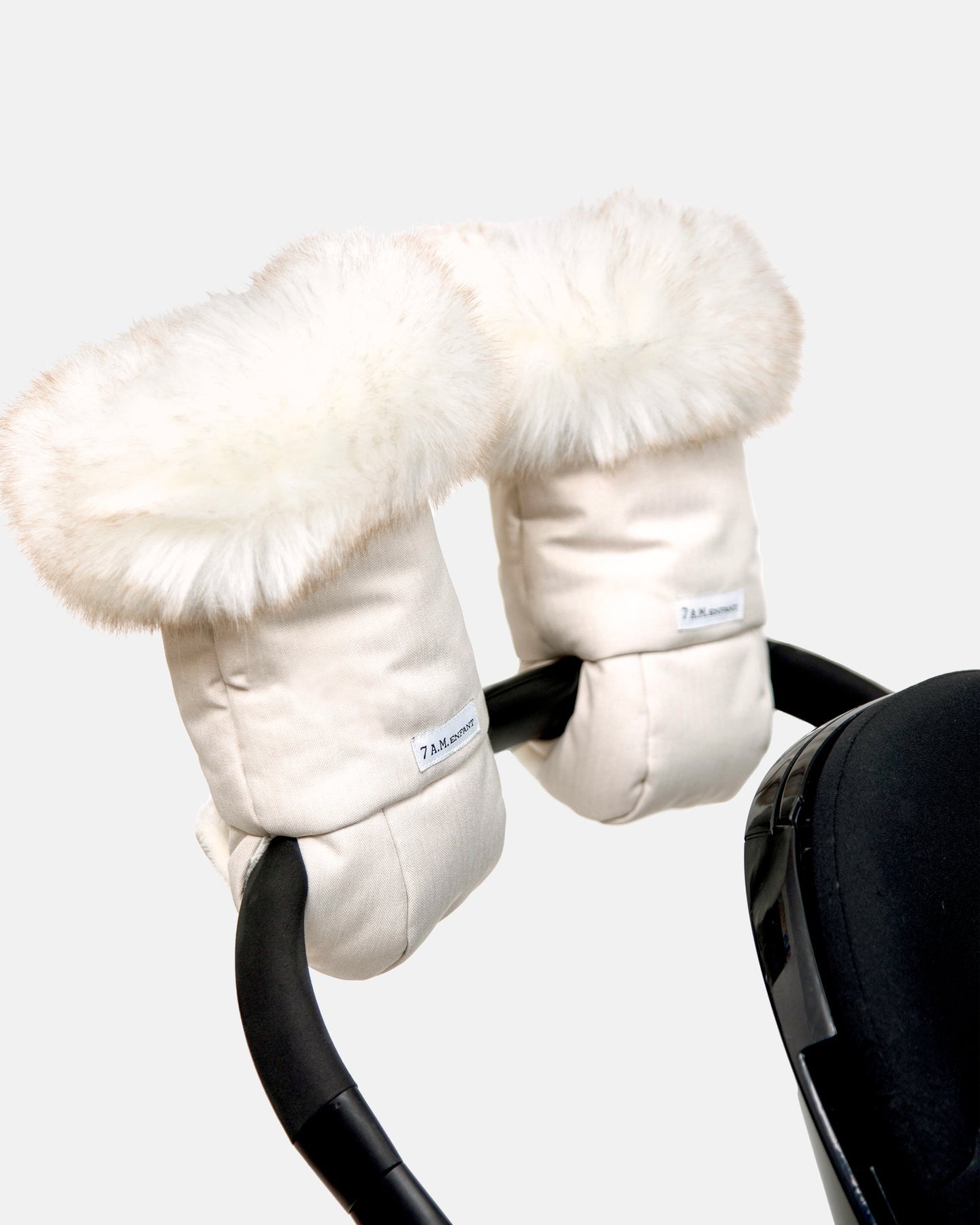 7AM Warmmuffs Tundra - Beige White Fur 7AM Warmmuffs Tundra - Beige White Fur