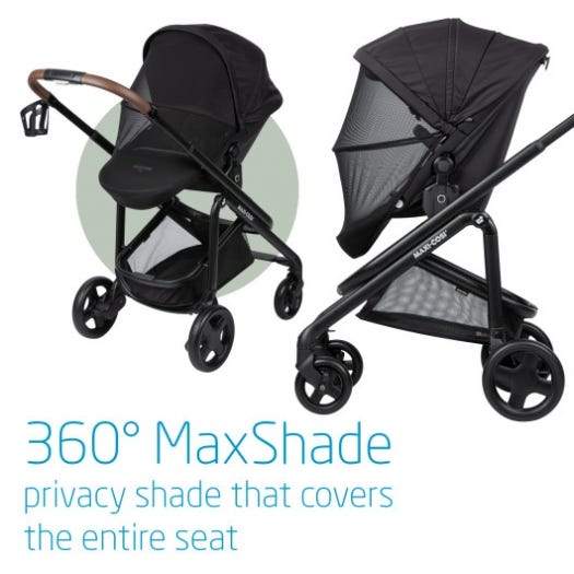 Maxi Cosi Tayla Stroller + Free Coral Infant Car Seat