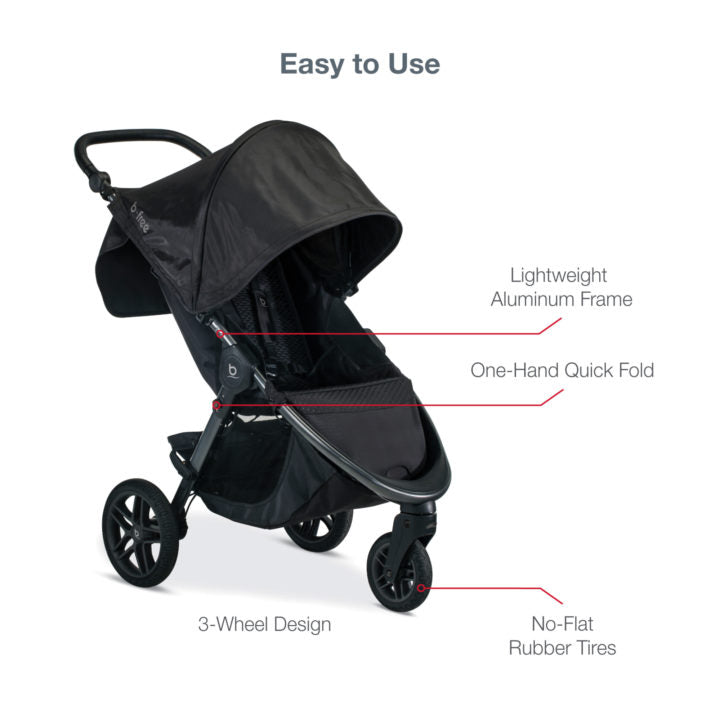 britax b-free & b-safe ultra travel system midnight Britax B-Free + B-Safe Gen2 Flexfit Travel System