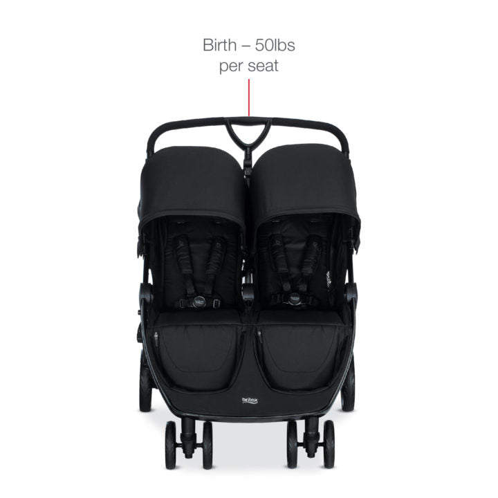 double stroller compatible with britax Britax B-Lively Double Stroller