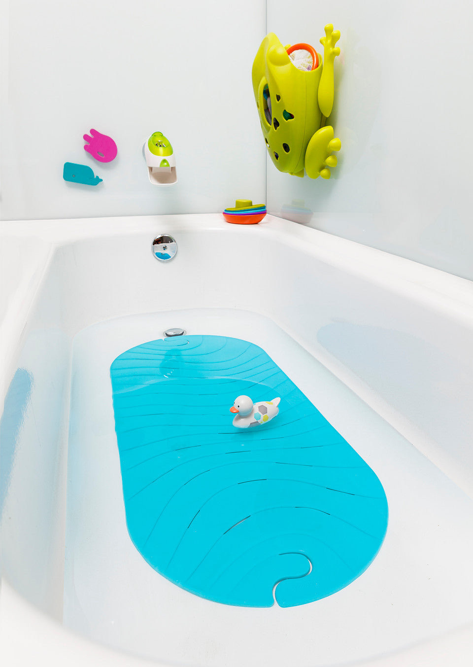 Boon Ripple Bath Mat Blue