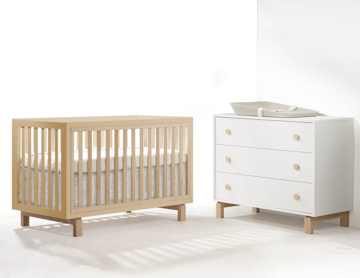 white crib and dresser set Child Craft Camden Nursery Set, 4-in-1 Convertible Crib with 3-Drawer Dresser, Matte White, 2-Piece With its timeless design Tulip by Natart by Natart