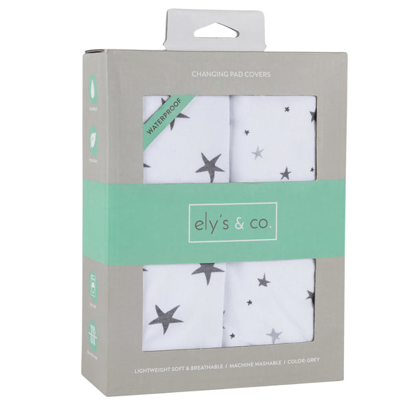 Ely's & Co. Waterproof Cradle Sheet/ Changing Pad Cover - 2 Pack
