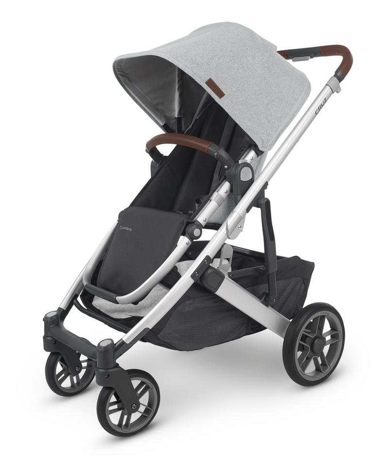 The STELLA UPPAbaby CRUZ V2, featured by Mega babies is in a trendy brushed grey shade.