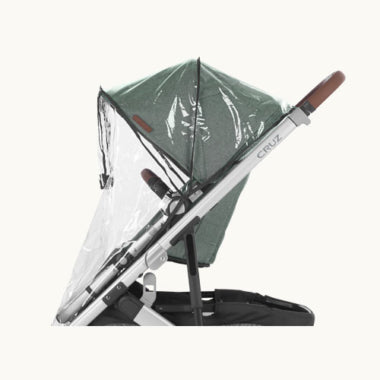 Mega babies includes a rain shield with the UPPAbaby CRUZ V2 stroller.