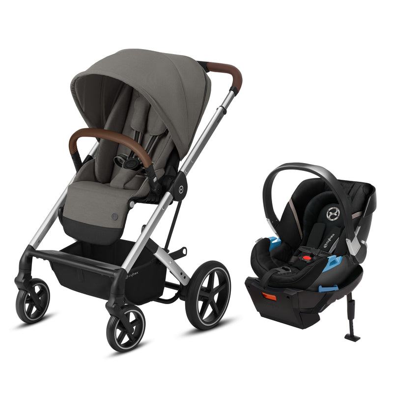 Cybex Balios S Lux Travelsystem Lava Grey - Silver Frame with Aton S2