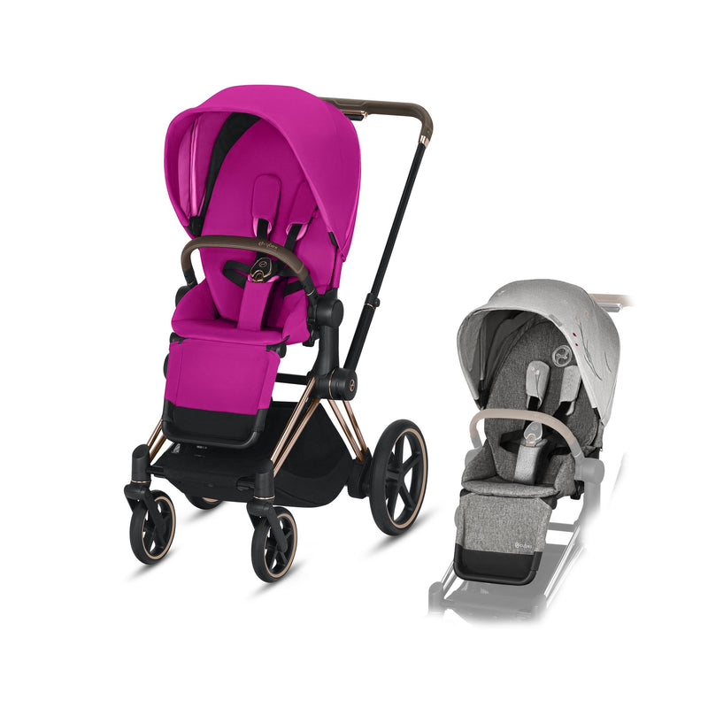 Cybex e-Priam Complete Stroller - Luxury of Travel Bundle