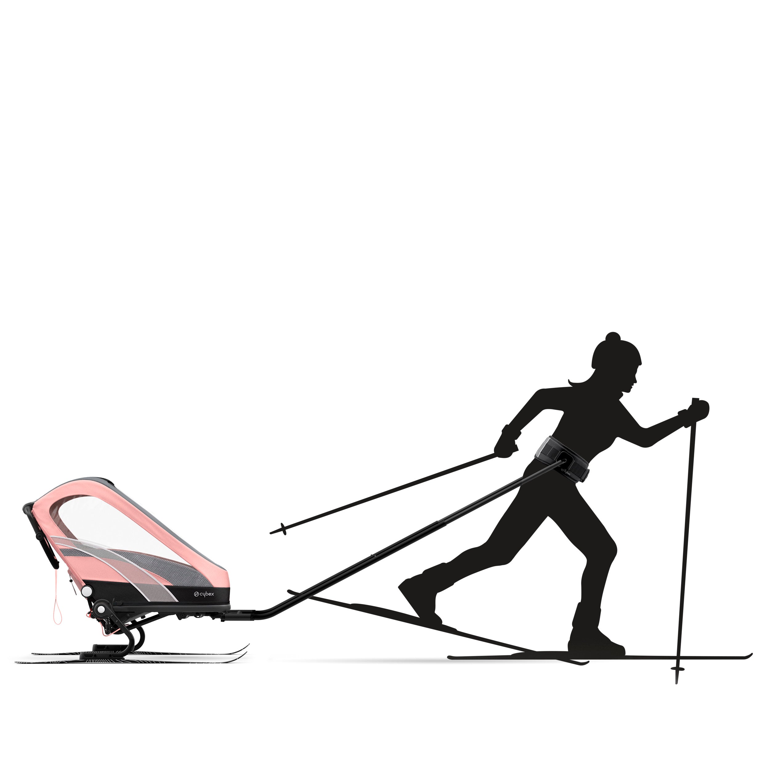 cybex ski stroller Cybex Zeno Multisport Trailer Skiing Kit