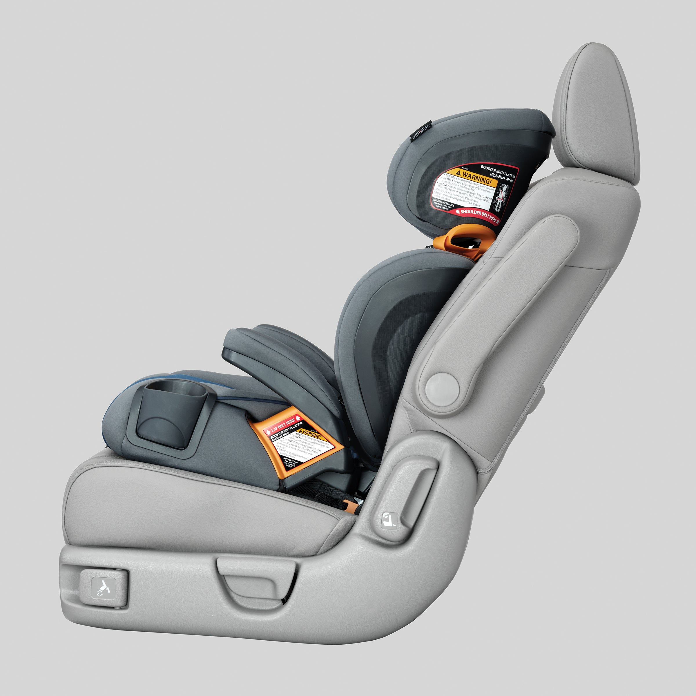 Chicco KidFit ClearTex Plus 2-in-1 Belt Positioning Booster Car Seat