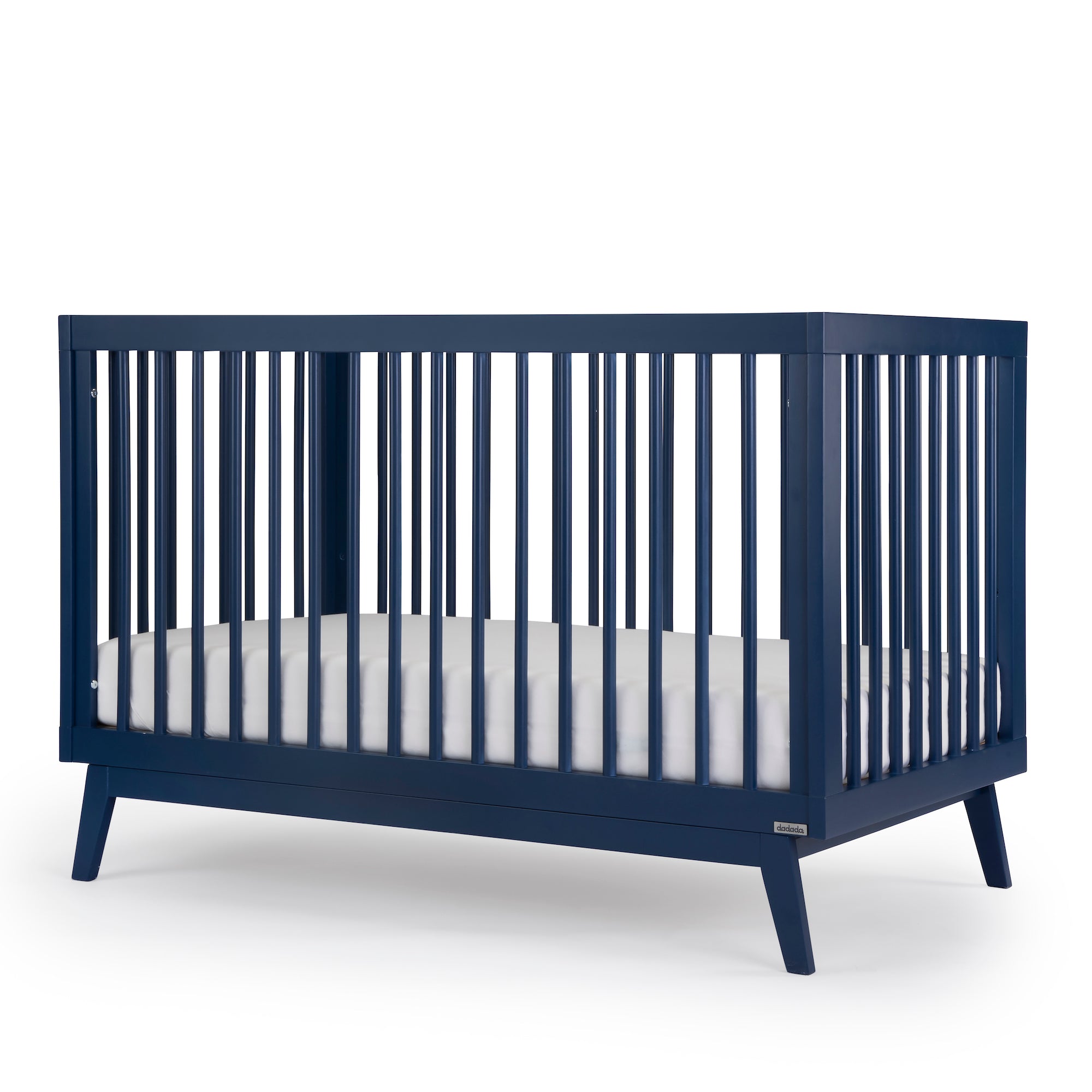 Blue convertible crib top
