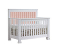 Natart Taylor 5-in-1 Convertible Crib with channel tufted Panel
