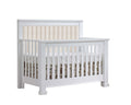 Natart Taylor 5-in-1 Convertible Crib with channel tufted Panel