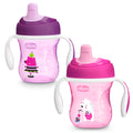 Chicco Semi-soft Spout Trainer Sippy Cup 7oz  6m+ (2pk)
