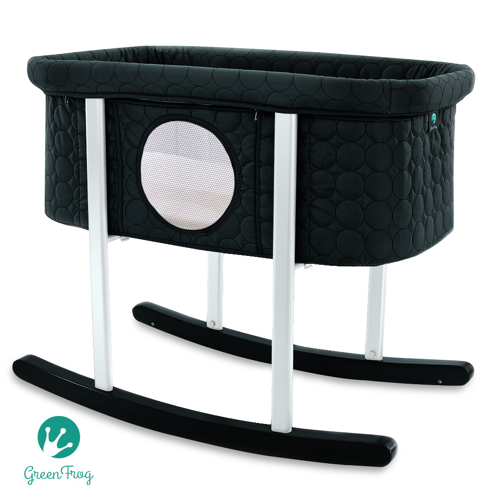 bugaboo frog bassinet Green Frog Bassinet: Travel Crib Baby Rocker