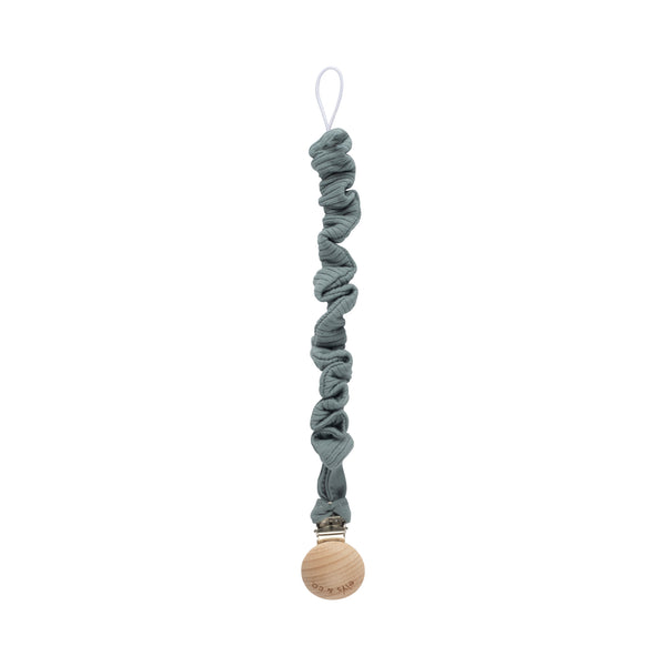 Ely's & Co. Solid Ribbed Paci Clip