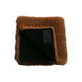 Select the Cadeau fluffy baby blanket from Mega babies in a stylish cognac shade.
