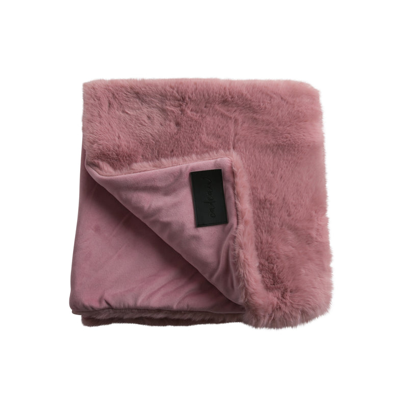 The pink fluffy baby blanket from Mega babies makes a perfect baby girl gift.