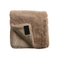 Choose this fluffy baby blanket from Mega babies in a neutral sand shade.