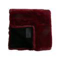 Mega babies' fluffy baby blankets also come in a vibrant burgundy shade.