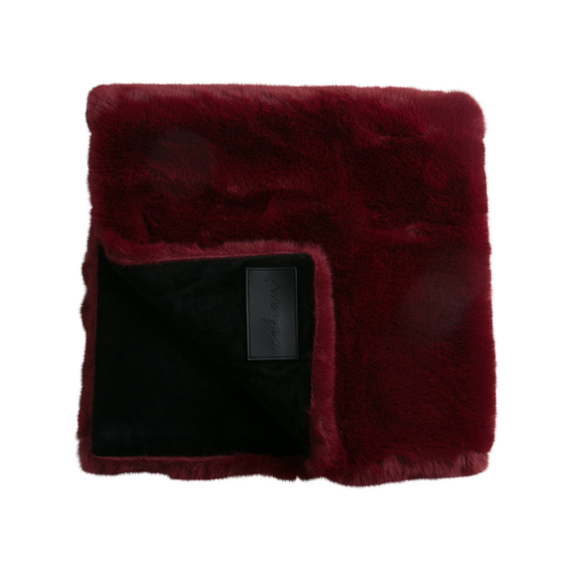 Mega babies' fluffy baby blankets also come in a vibrant burgundy shade.