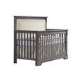 Natart Ithaca ''5-in-1'' Convertible Crib with Upholstered Panel