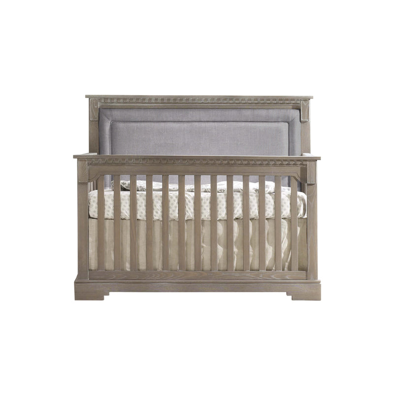Natart Ithaca ''5-in-1'' Convertible Crib with Upholstered Panel