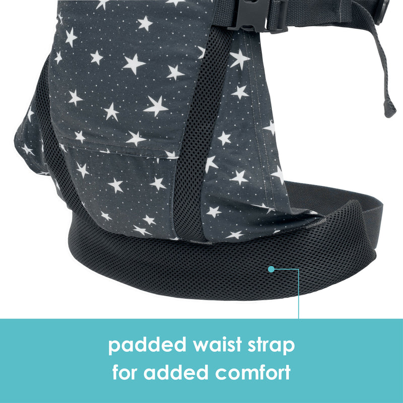 JJ Cole Luma Packable Carrier – 4-Position Baby Carrier