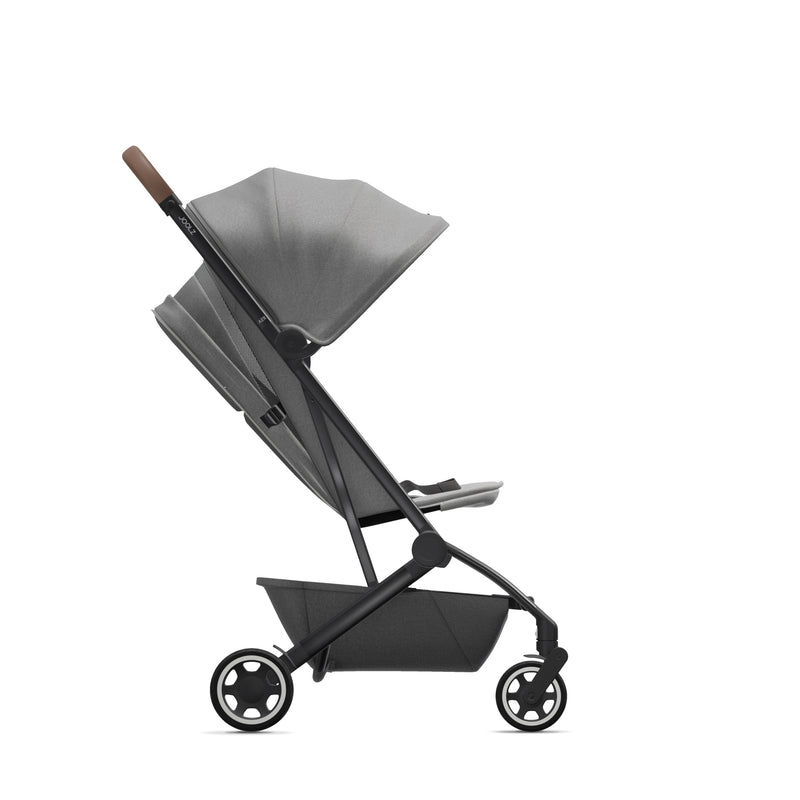 There is a useful shopping basket under the Joolz Aer stroller, featured by Mega babies.