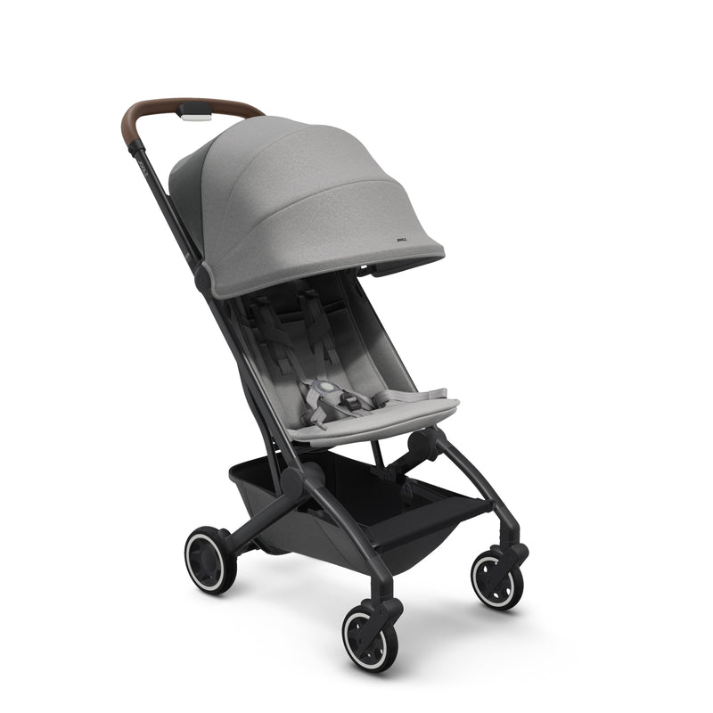 The Joolz Aer stroller sold by Mega babies has a UPF 50+ sun canopy.