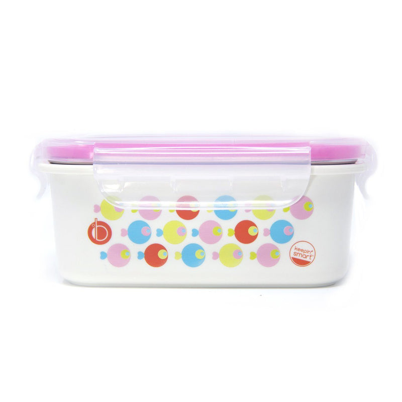 Innobaby Keepin' Fresh Stainless Bento Snack Or Lunch Box With Lid For Kids And Toddlers - 15 oz - Mega Babies