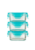 Innobaby Preppin' SMART EZ Lock Glass Container, Rectangle / 5oz (3 Pack) - Mega Babies