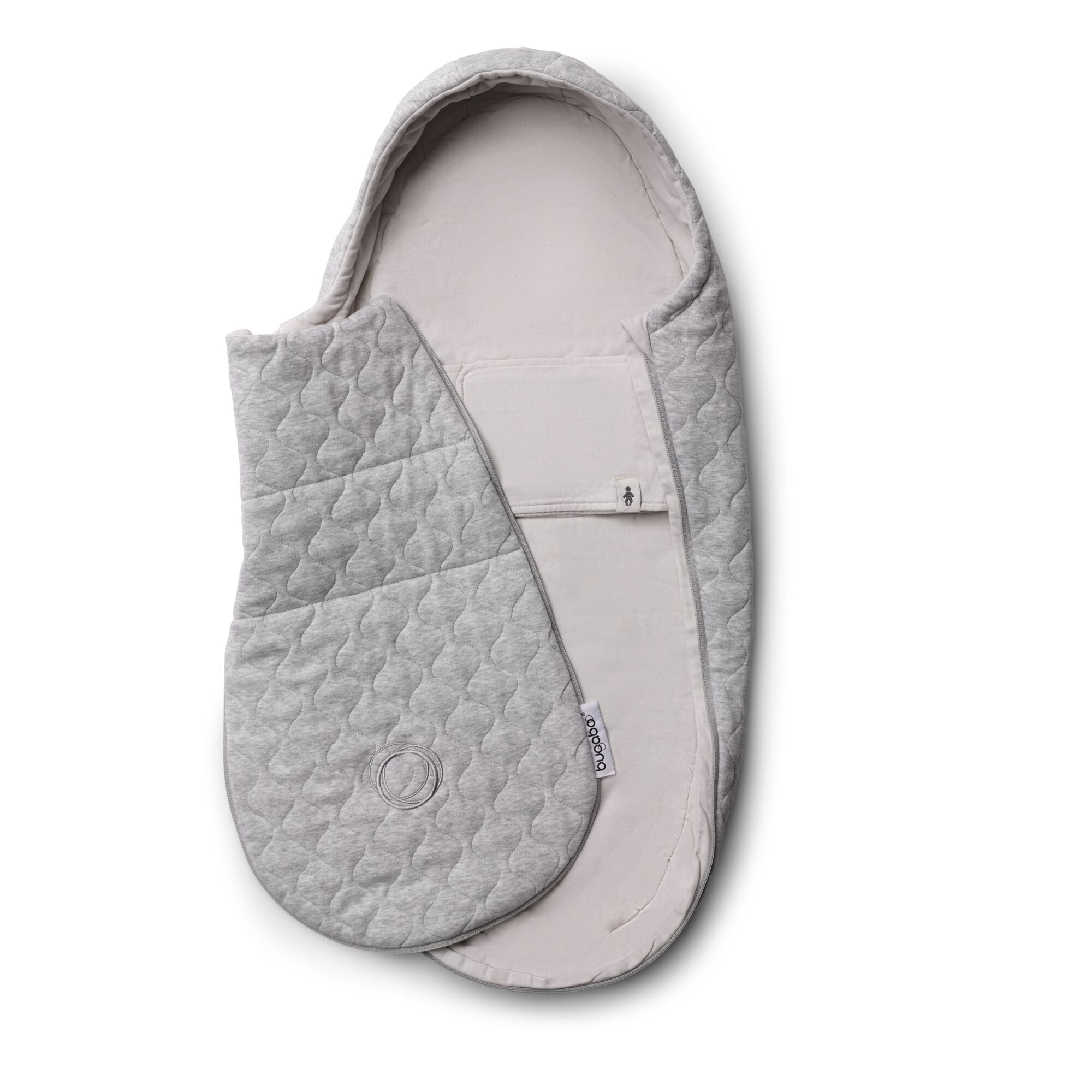 bugaboo inlay Bugaboo Newborn Inlay (Light Grey Melange)
