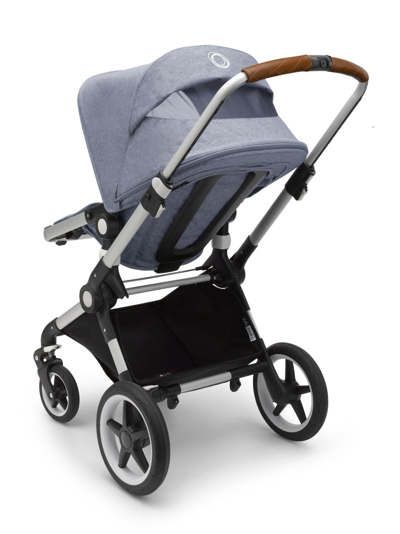 The Bugaboo Lynx stroller from Mega babies has a peekaboo mesh window.