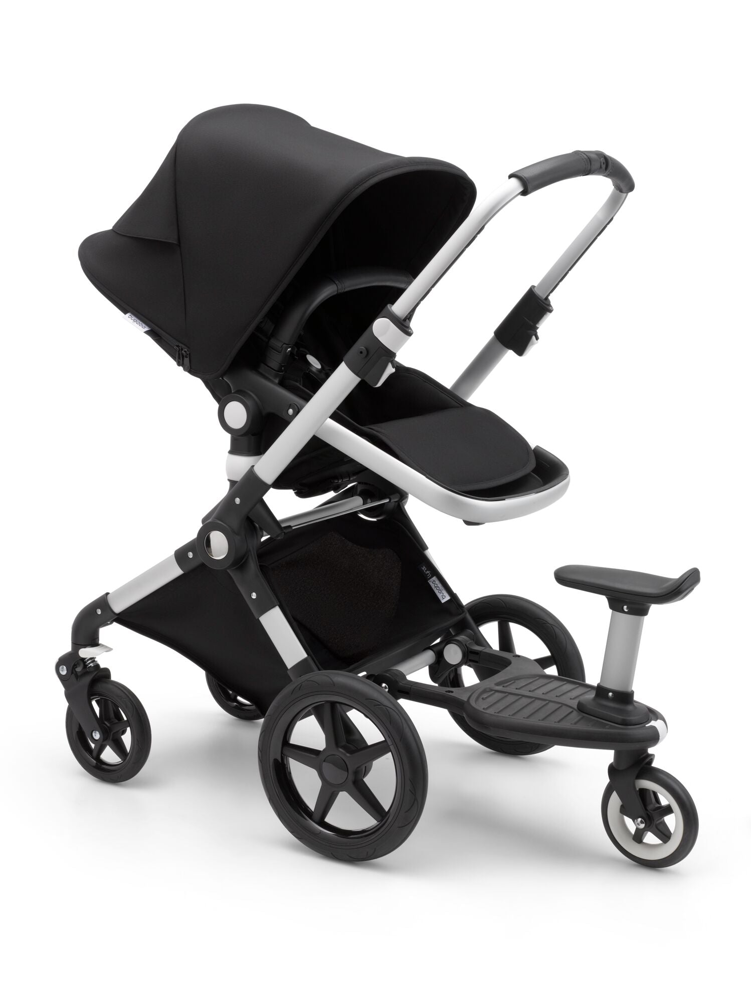 Mega babies' Bugaboo Lynx Stroller features an integrated attachment point to connect attachments easily.