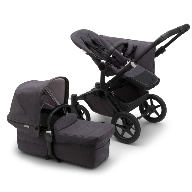 Bugaboo Donkey 5 Mono Stroller Complete Set Seat and Bassinet