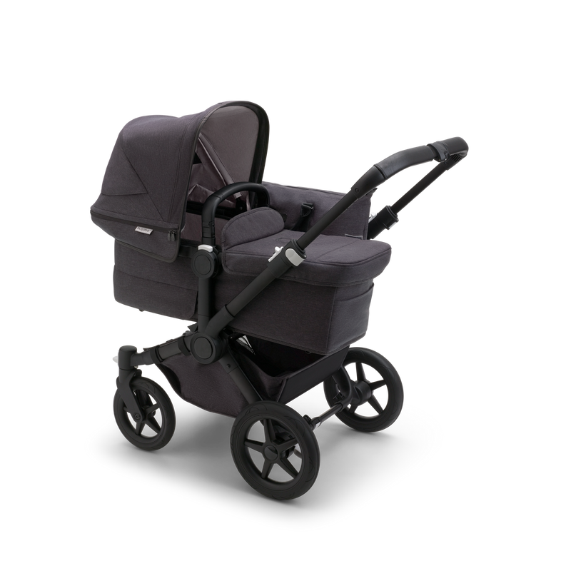 bugaboo Poussette double côte à côte Donkey 5 Twin complète Graphite/Stormy  Blue