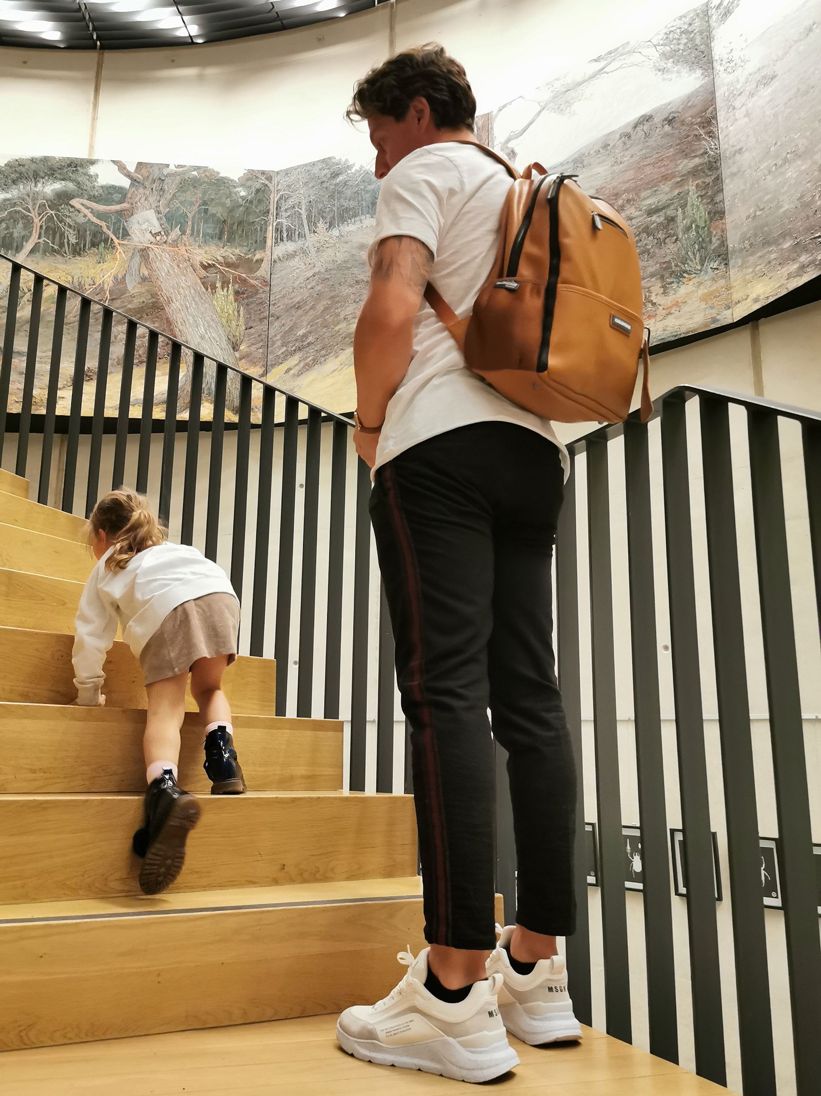 childhome care backpack leather brown Childhome Care Backpack Leather-look Brown