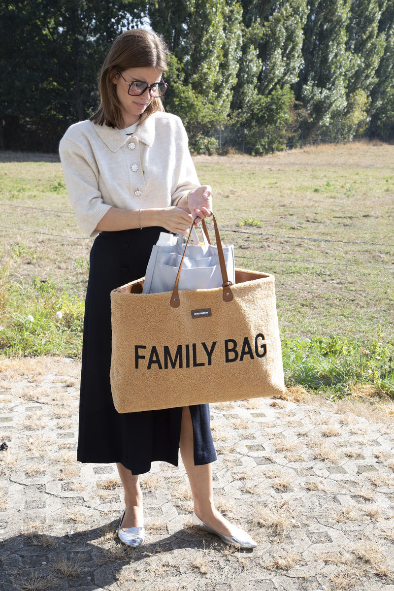 Family bag teddy écru