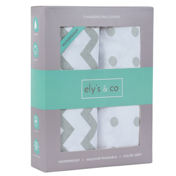 Ely's & Co. Waterproof Cradle Sheet/ Changing Pad Cover - 2 Pack