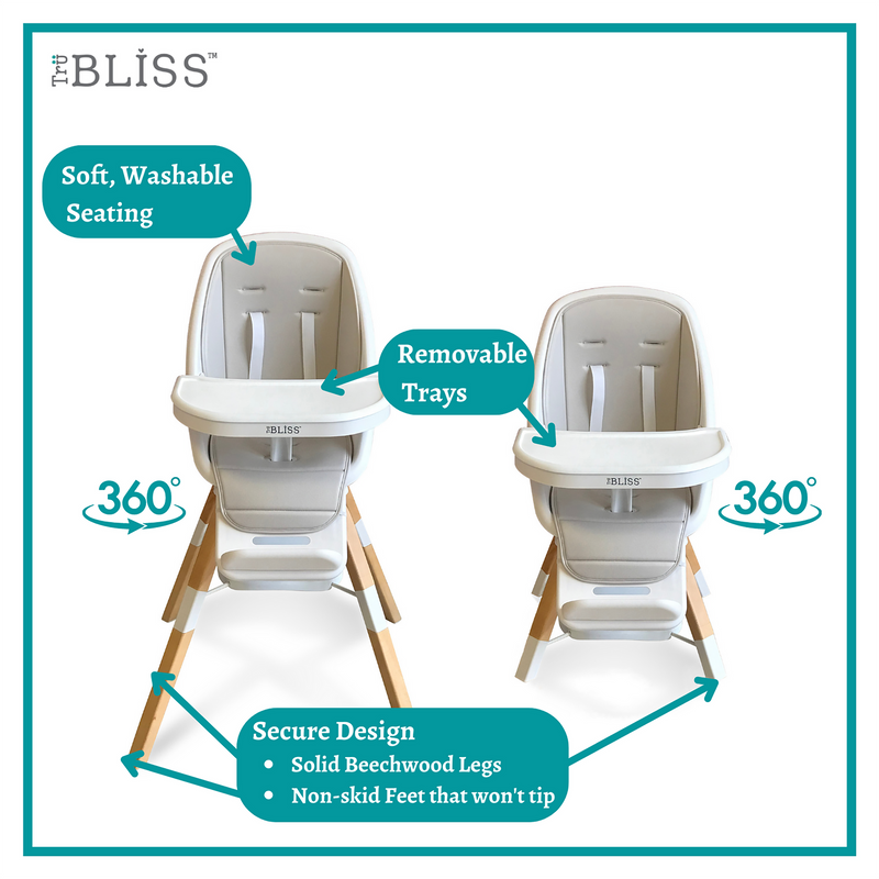 TruBliss Turn-A-Tot 2-in-1 High Chair