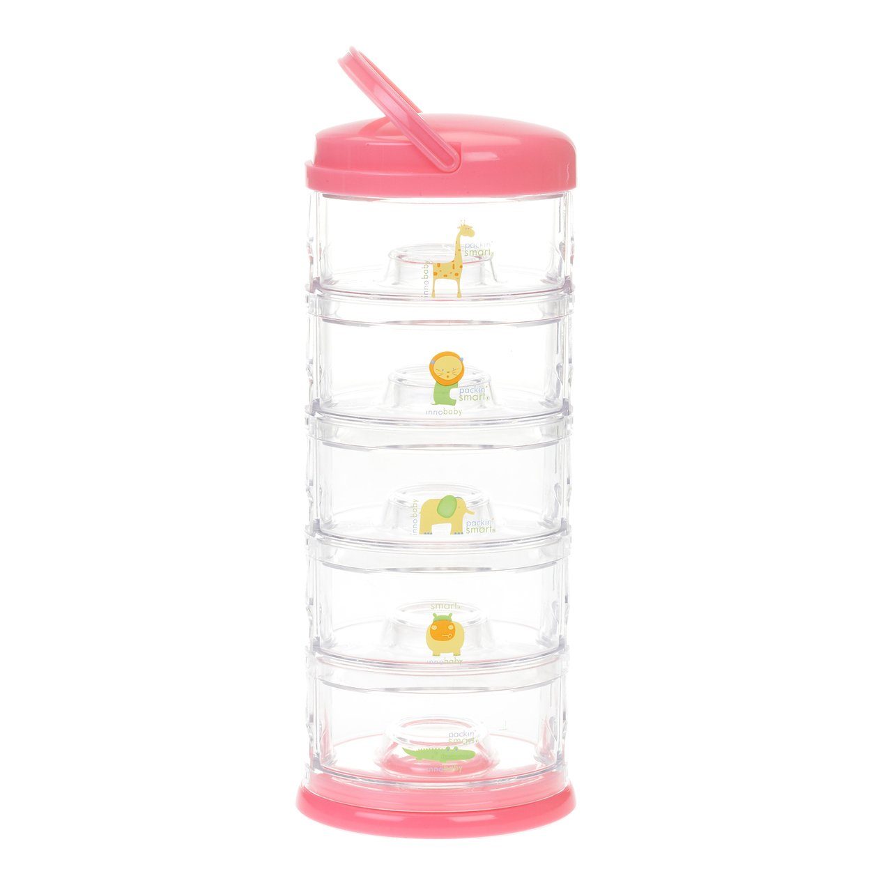 Innobaby Packin' SMART Stackables Formula Dispenser And Snack Case - 5 Tier - Mega Babies