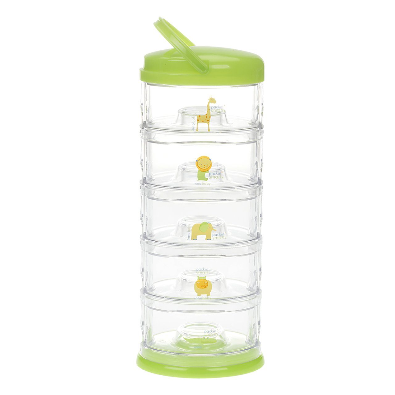 Innobaby Packin' SMART Stackables Formula Dispenser And Snack Case - 5 Tier - Mega Babies